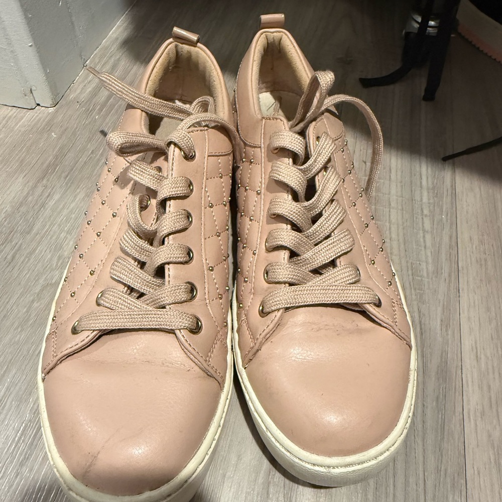 Aldo Blush Pink Studded Sneakers